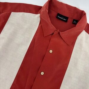 Dunbrooke Bowling Shirt Mens XL Terracotta Red Las Vegas 2010 Graphic Excellent